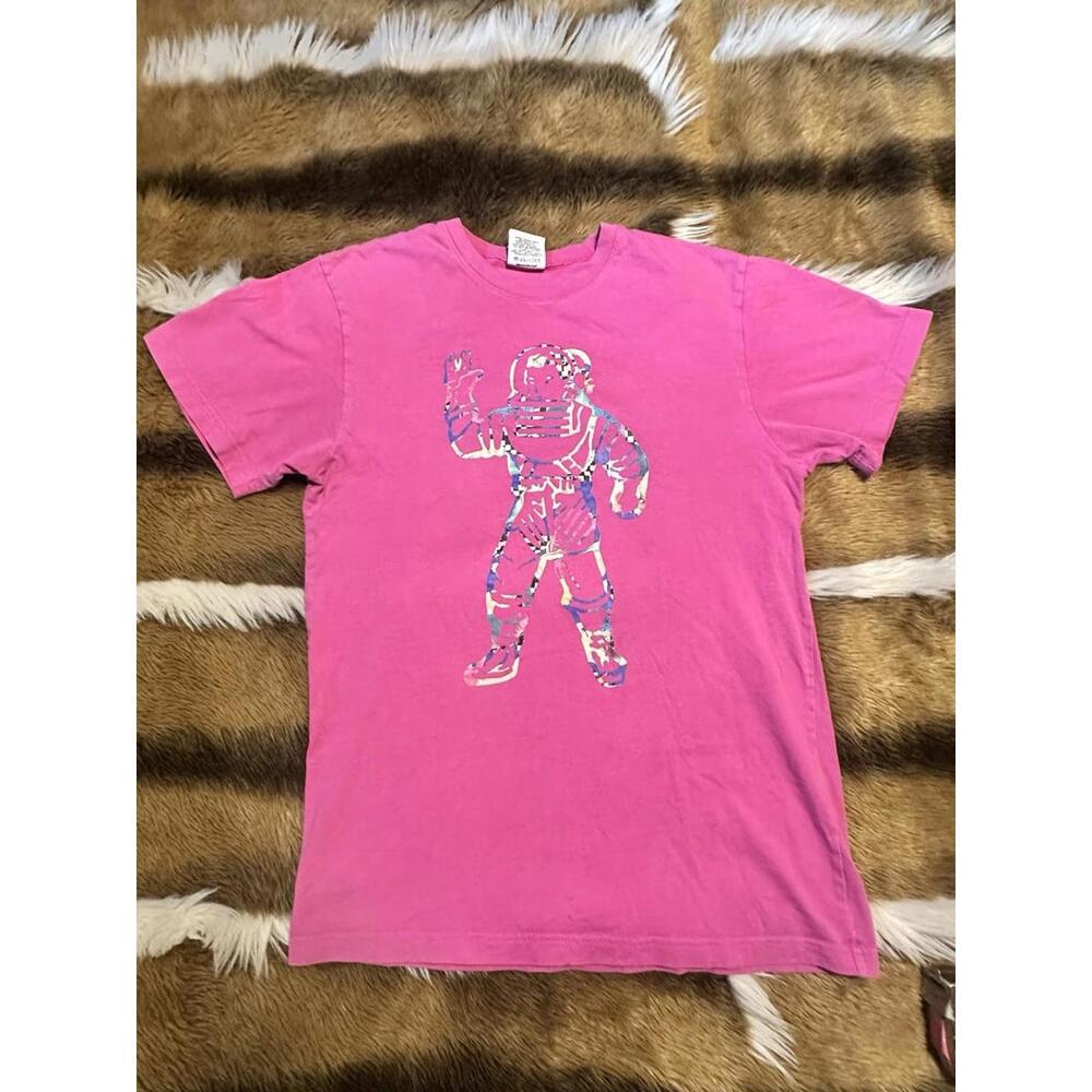 Billionaire Boys Club Shirt Mens Medium Pink BBC Astronaut Space Man Skater Tee